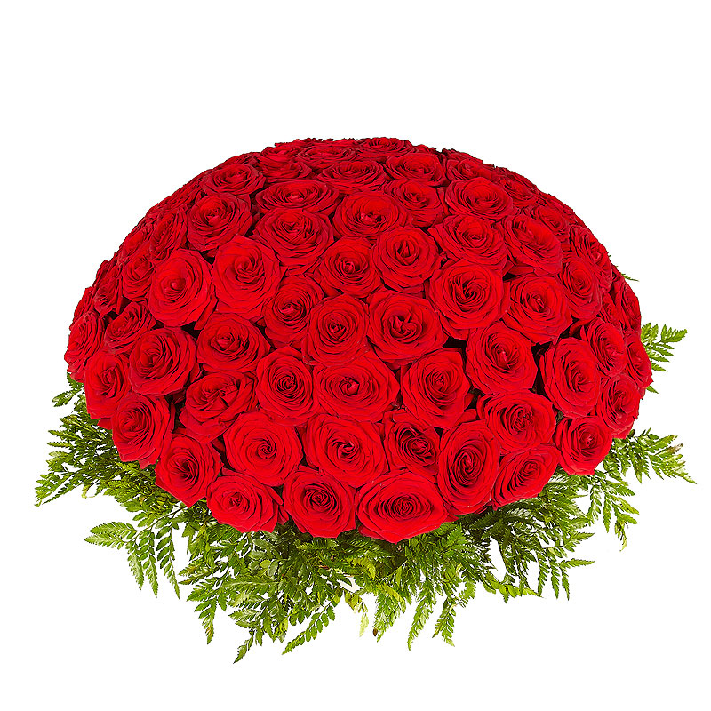 купить цветы Корзина из красных роз