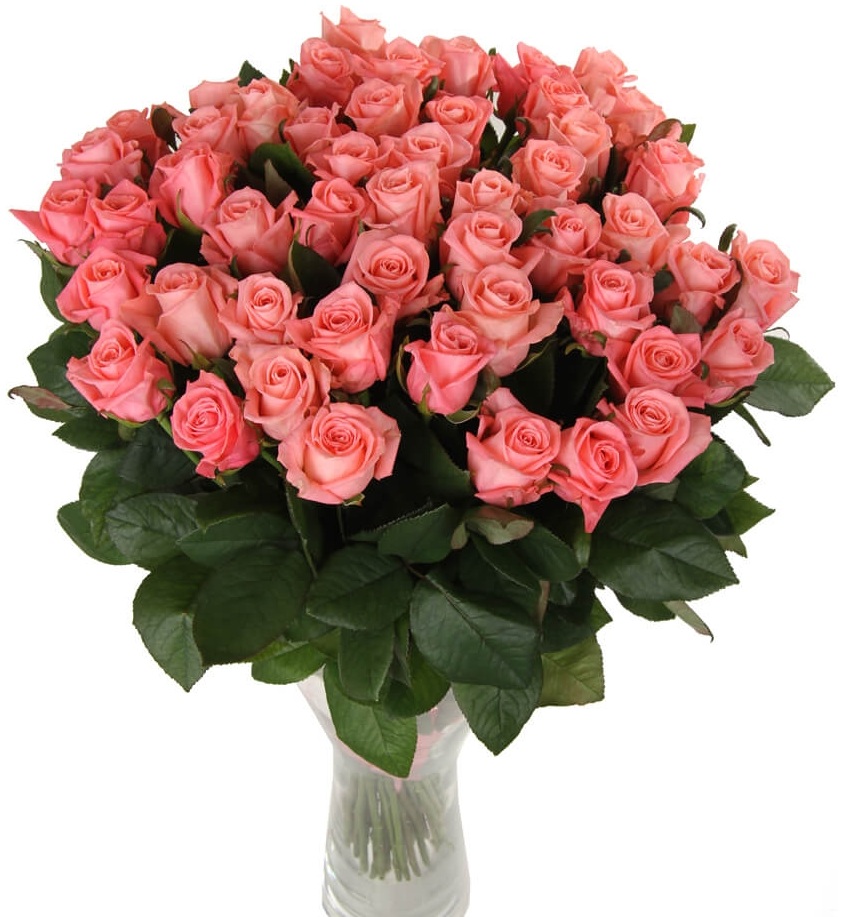 купить цветы Букет из нежно-розовых роз