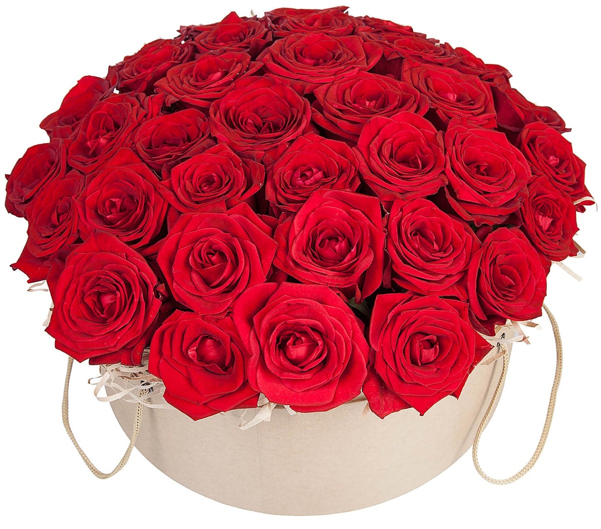 Купить цветы Коробка с красными розами